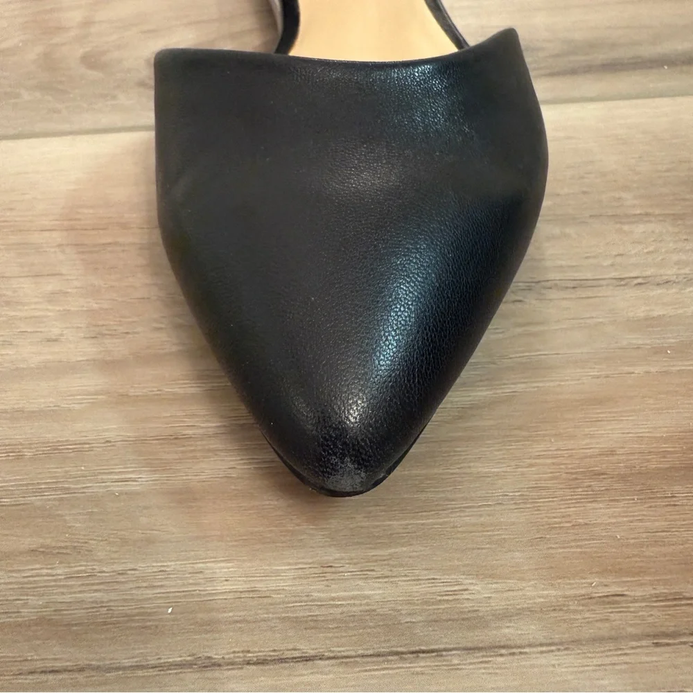 Bleecker & Bond| EUC Women’s Black Ankle Strap Ballet Flats in Size 7 - Picture 5 of 12